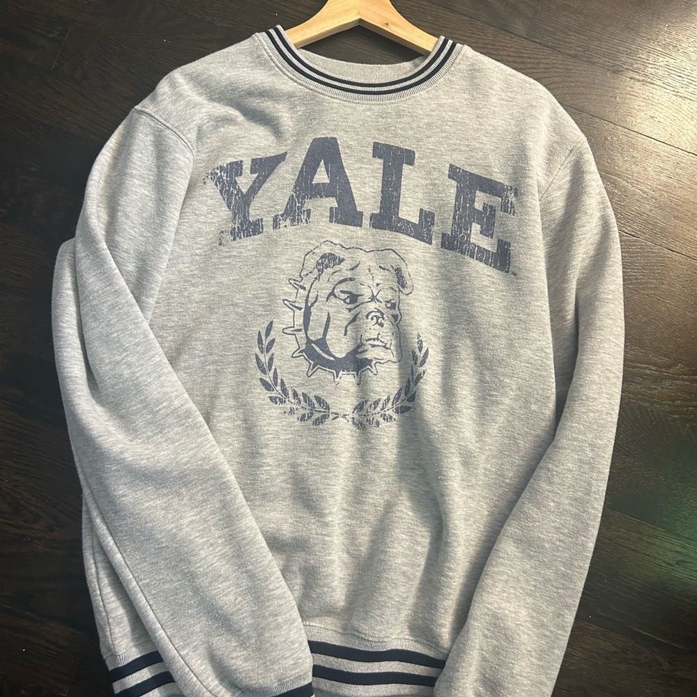 T.J.Maxx Gray Yale Graphic Sweatshirt